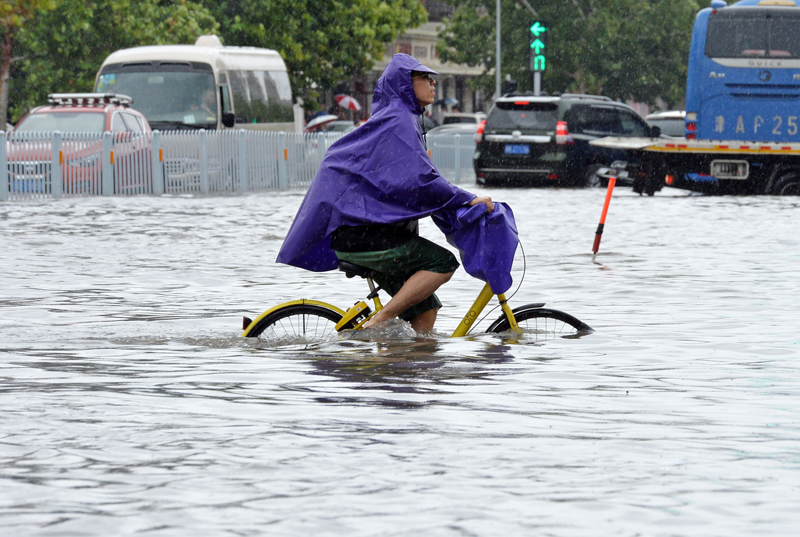 天津發(fā)布暴雨橙色預警信號